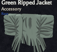 Green Ripped Jacket